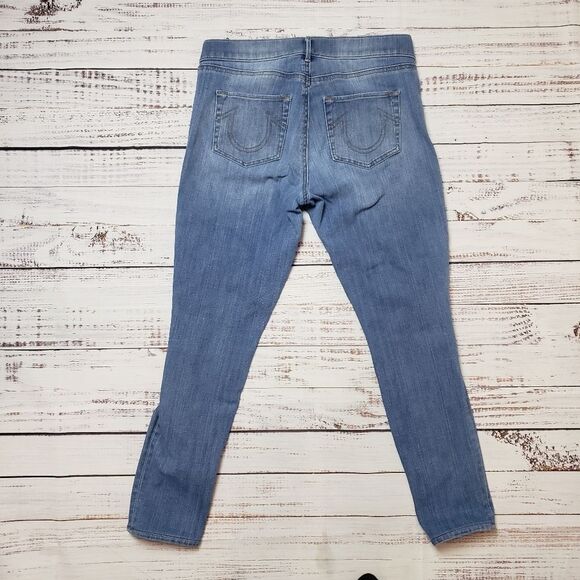 True Religion -  Distressed Jegging - Size Large ~ Posh Host Pick! ~ - Picture 7 of 9